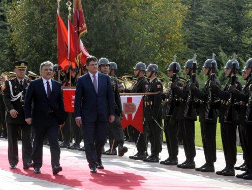 Arnavut lider Çankaya Köşk'ünde