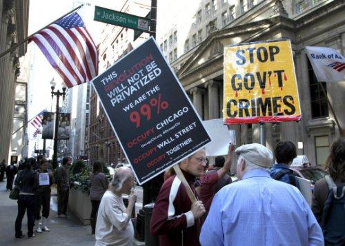 Dünya kapitalizmi protesto etti