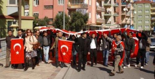 Tüm Türkiye 24 şehidi için ayakta - Resim 41
