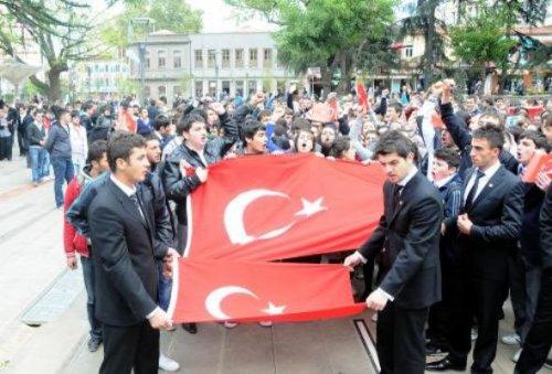 Tüm Türkiye 24 şehidi için ayakta - Resim 114