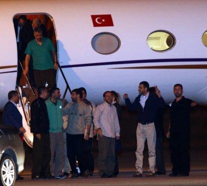 İsrail'in serbest bıraktığı Filistinliler Türkiye'de  - Resim 4