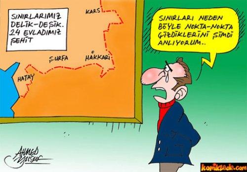 24 şehit karikatürlerin gündeminde 