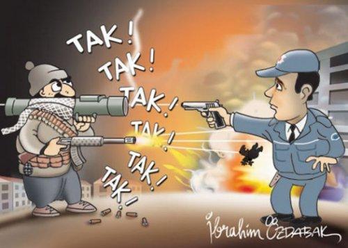 24 şehit karikatürlerin gündeminde 