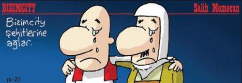 24 şehit karikatürlerin gündeminde 