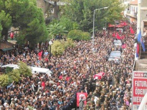 Şehide doğum gününde son veda