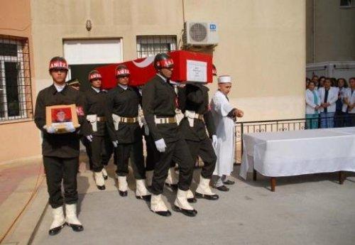 Şehide doğum gününde son veda