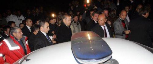 Erdoğan inceleme yaparken deprem oldu