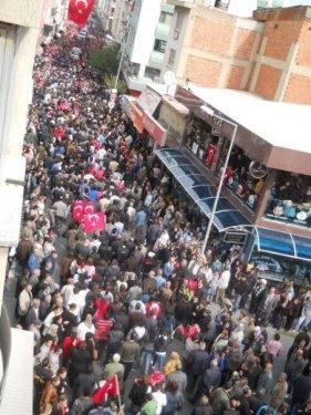 Şehide doğum gününde son veda