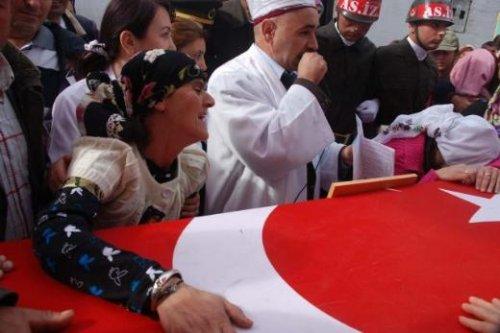 Şehide doğum gününde son veda