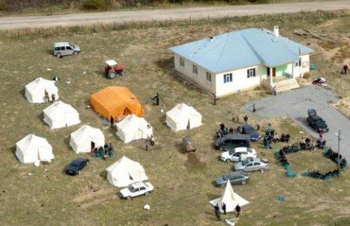 Van'daki yıkım havadan böyle görüntülendi