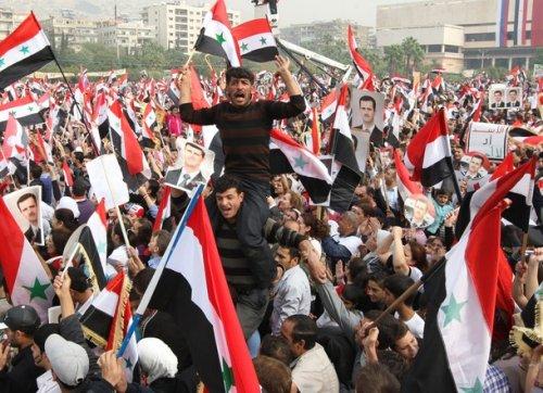 Suriye'de Esad'a büyük destek  - Resim 4