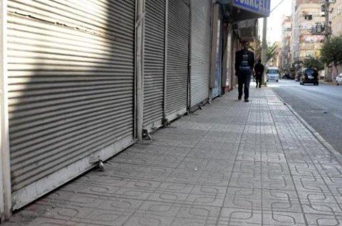Diyarbakır esnafı kepenk kapattı - Resim 5