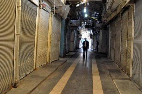 Diyarbakır esnafı kepenk kapattı - Resim 10