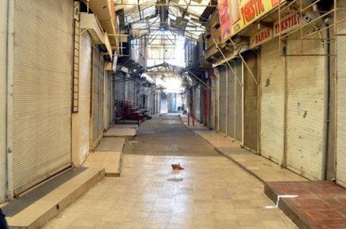 Diyarbakır esnafı kepenk kapattı - Resim 8