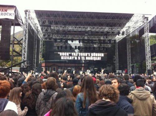 Van İçin Rock konserinden kareler 