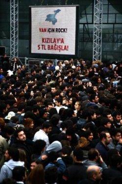 Van İçin Rock konserinden kareler 