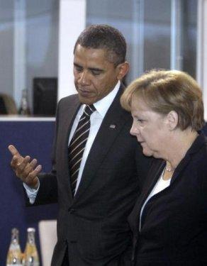 Merkel Obama'nın karşısında el pençe - Resim 10