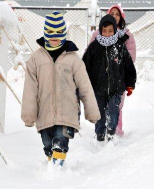 Van beyaza büründü