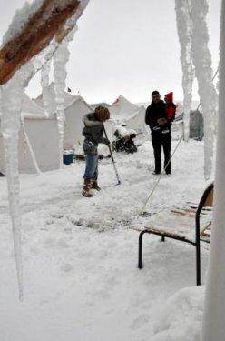 Van beyaza büründü