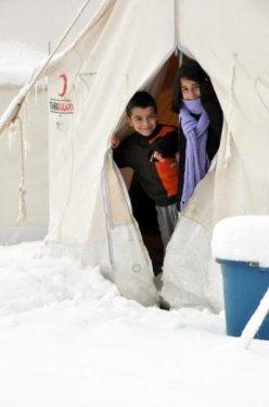 Van beyaza büründü