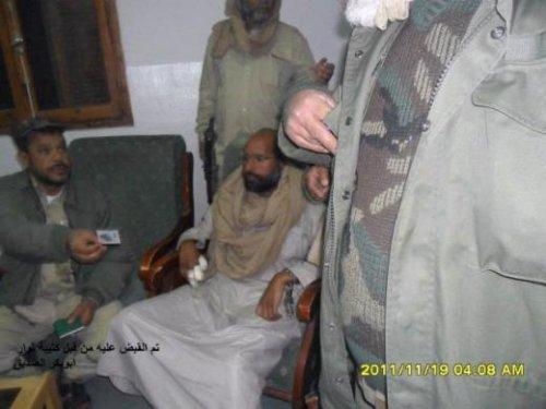 Seyfülislam'ın yakalandıktan sonra ilk görüntüleri