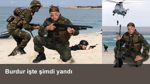 Komik bedelli askerlik fotoğrafları