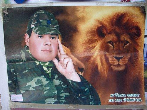 Komik bedelli askerlik fotoğrafları