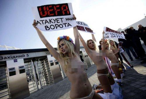 FEMEN UEFA'ya karşı - Resim 2