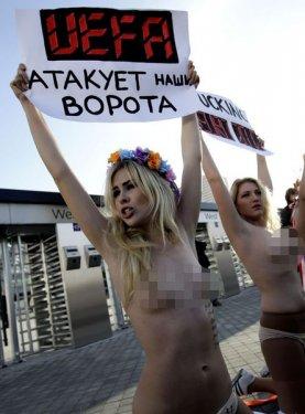 FEMEN UEFA'ya karşı - Resim 5