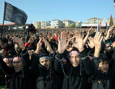 Kerbela şehitleri için gözyaşları sel oldu - Resim 14