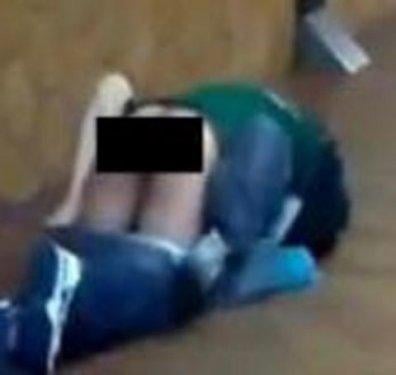 Metroda akıl almaz görüntü