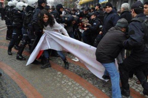 Edirne'de protestocu gençler gözaltına alındı - Resim 7
