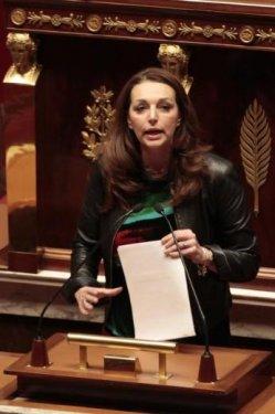 Soykırımı inkar yasasına deri ceketle geldi 