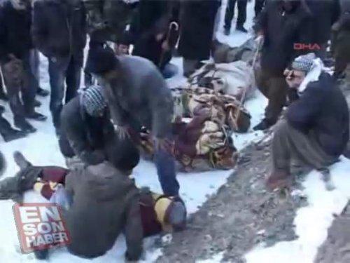 Şırnak Uludere'de ölenlerin ailelerinin feryatları