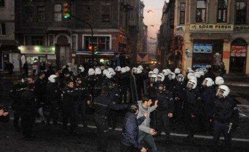 BDP'liler Taksim'i savaş alanına çevirdi