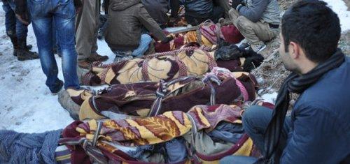 Şırnak Uludere'de ölenlerin ilk görüntüleri 