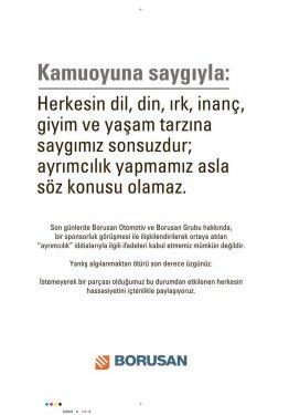 Borusan'dan gazetelere tam sayfa ilan  - Resim 8