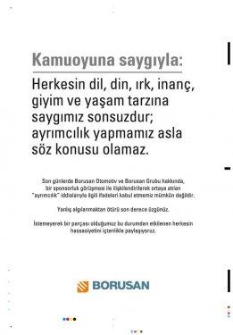 Borusan'dan gazetelere tam sayfa ilan  - Resim 6