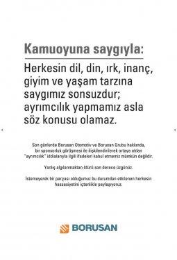 Borusan'dan gazetelere tam sayfa ilan  - Resim 12