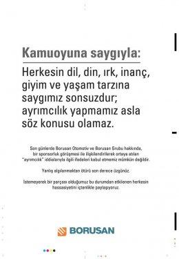 Borusan'dan gazetelere tam sayfa ilan  - Resim 3