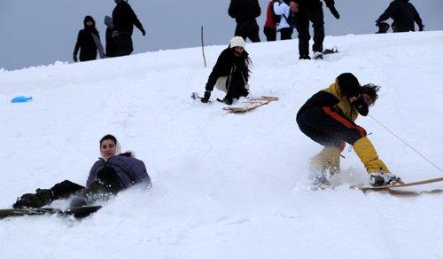 Rize'de snowboard değil Lazboard - Resim 15