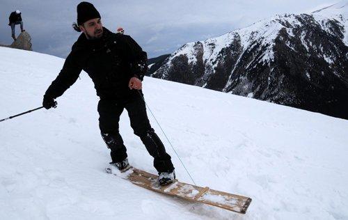 Rize'de snowboard değil Lazboard - Resim 4