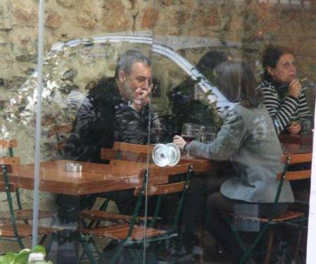 Pelin Batu Orhan Alkaya'yla yemekte  - Resim 1