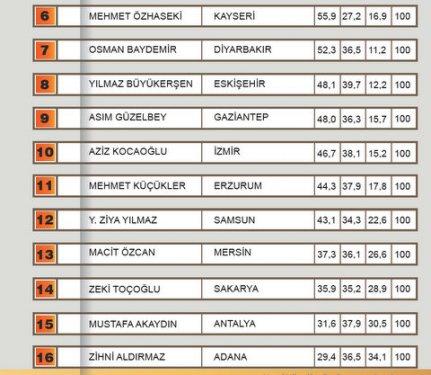 2012 Ocak- Yerel yönetimler araştırması