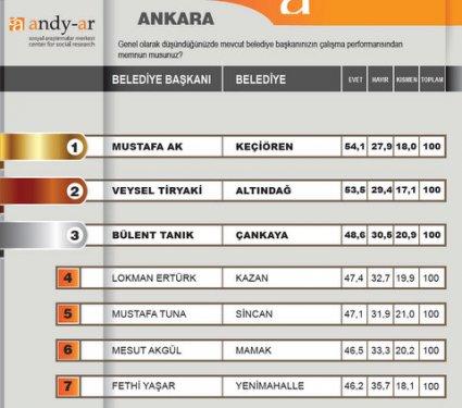 2012 Ocak- Yerel yönetimler araştırması