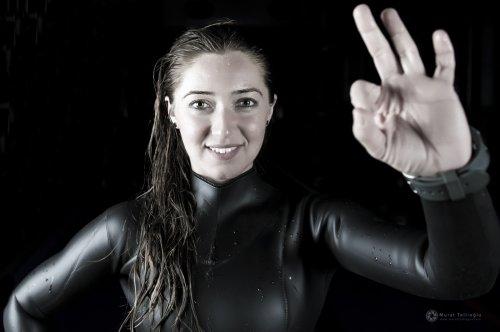 Dünya Serbest Dalış Şampiyonu Şahika Ercümen