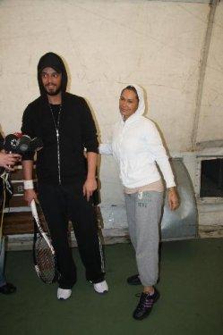 Hülya Avşar ve Murat Boz tenis maçı yaptı - Resim 3