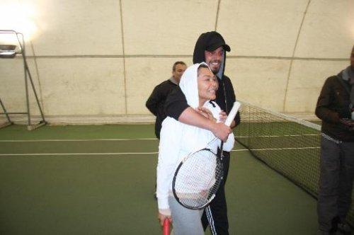 Hülya Avşar ve Murat Boz tenis maçı yaptı - Resim 10