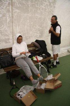 Hülya Avşar ve Murat Boz tenis maçı yaptı - Resim 6