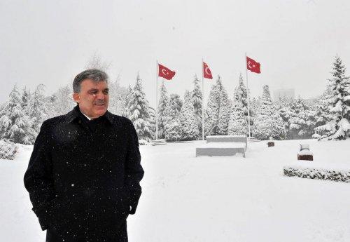 Kar altındaki Çakaya Köşkü'nden çok özel 30 kare - Resim 7